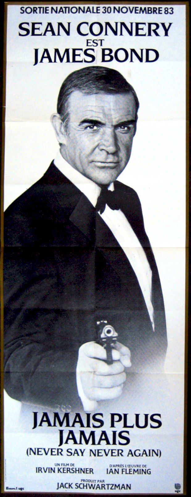 James Bond Never Vintage Retro Advert Poster A4 Photo Print