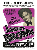 James Brown Revue Concert Poster Vintage Retro Advert Poster A4 Photo Print