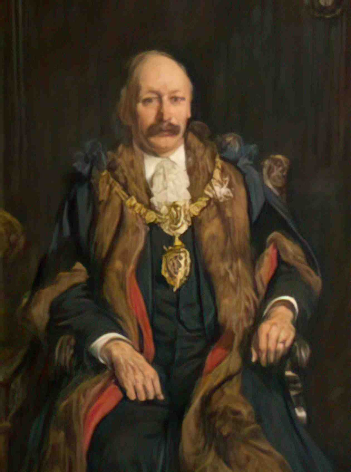 James Charles william bolton jp mayor of warrington 1905 Art A4 Photo Print