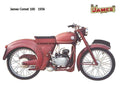 James Comet 100 1956 motorbike A4 Photo Print