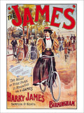 James Cycles Birmingham Vintage Retro Advert Poster A4 Photo Print