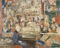 James Ensor ensor at the harmonium 1933 Art A4 Photo Print UK