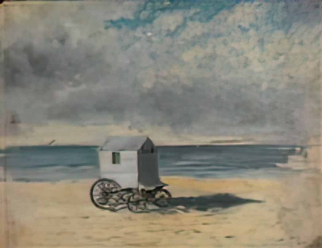 James Ensor the bathing hut afternoon july 29 1876 1876 Art A4 Photo Print UK