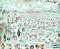 James Ensor the baths at ostend 1890 Art A4 Photo Print UK