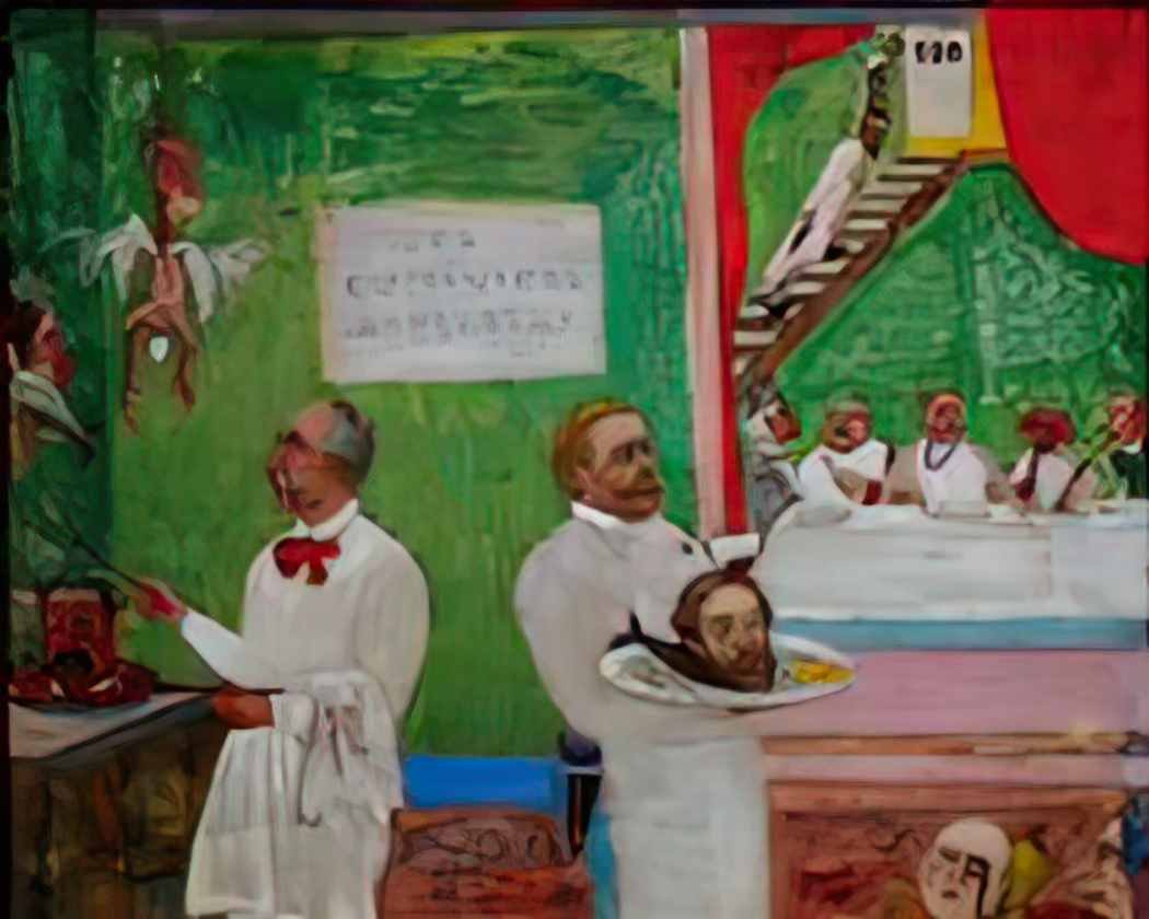 James Ensor the dangerous cooks 1896 Art A4 Photo Print UK