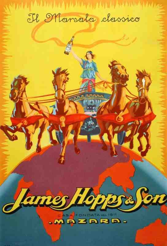 James Hopps Sons 1920S Marsala Wine Vintage Advert A4 Photo Print
