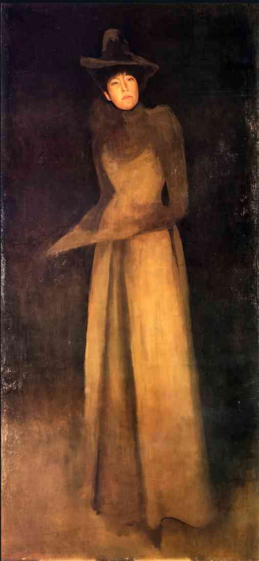 James McNeill Whistler harmony in brown the felt hat A4 Photo Print