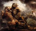 James Northcote Tiger Hunting A4 Photo Print