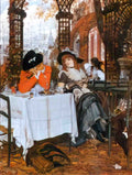 James Tissot a luncheon 1868 Art A4 Photo Print