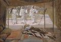 James Tissot abraham and the three angels Art A4 Photo Print