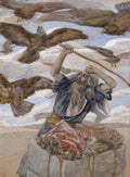 James Tissot abraham guarding his sacrifice Art A4 Photo Print
