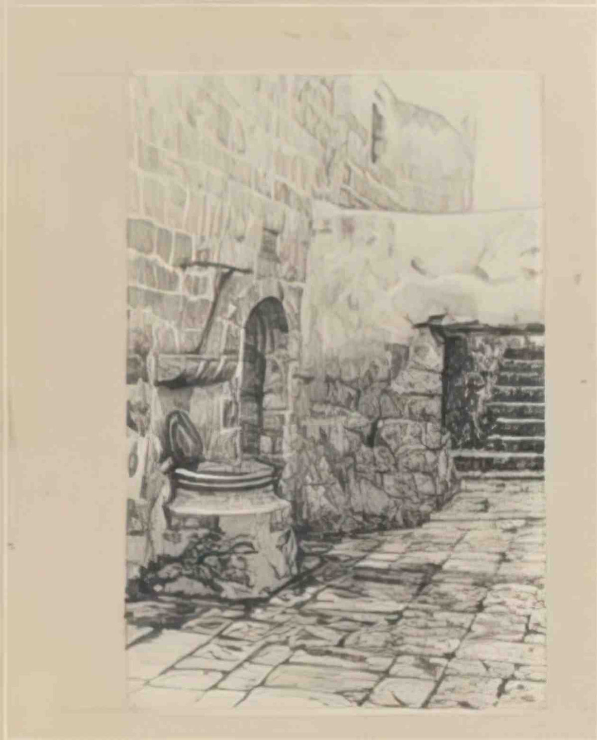 James Tissot an old cistern 1889 Art A4 Photo Print