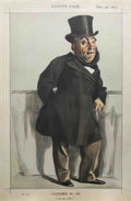 James Tissot caricature of william henry gregory Art A4 Photo Print