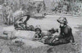 James Tissot in full sun Art A4 Photo Print