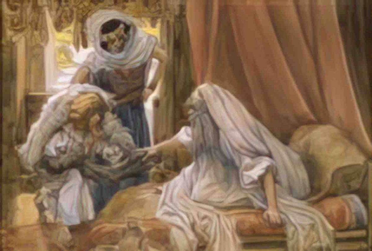 James Tissot jacob deceives isaac Art A4 Photo Print