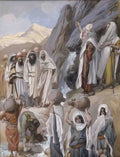 James Tissot moses strikes the rock Art A4 Photo Print