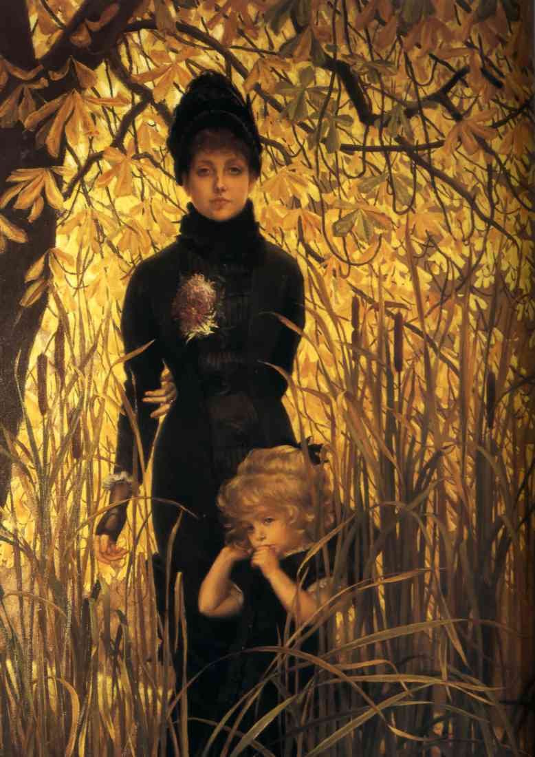 James Tissot orphan CROP A4 Photo Print
