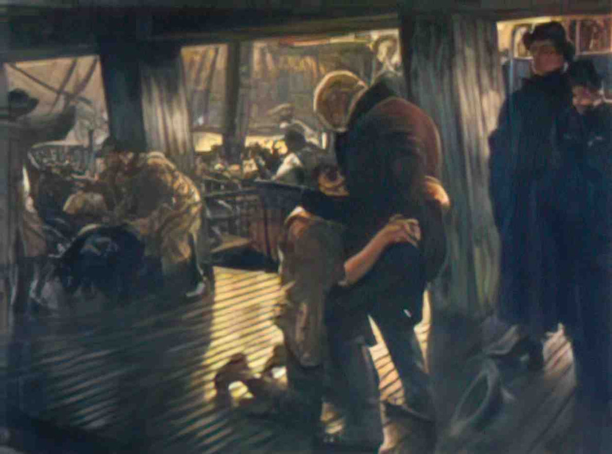 James Tissot prodigal son the return Art A4 Photo Print