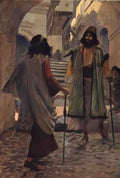 James Tissot saul meets with samuel 1900 Art A4 Photo Print