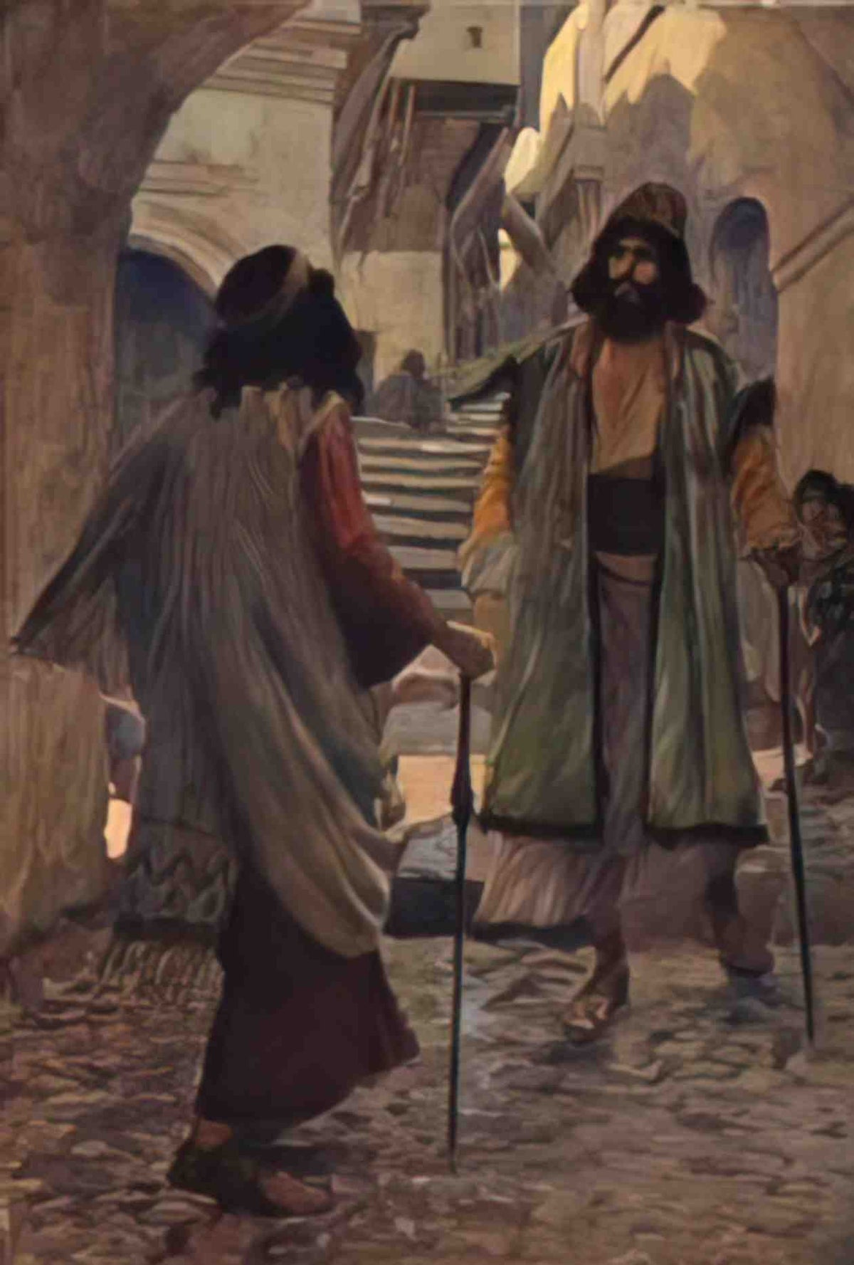 James Tissot saul meets with samuel 1900 Art A4 Photo Print