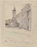 James Tissot site of the antonia tower 1889 Art A4 Photo Print