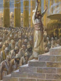 James Tissot solomon dedicates the temple at jerusalem Art A4 Photo Print