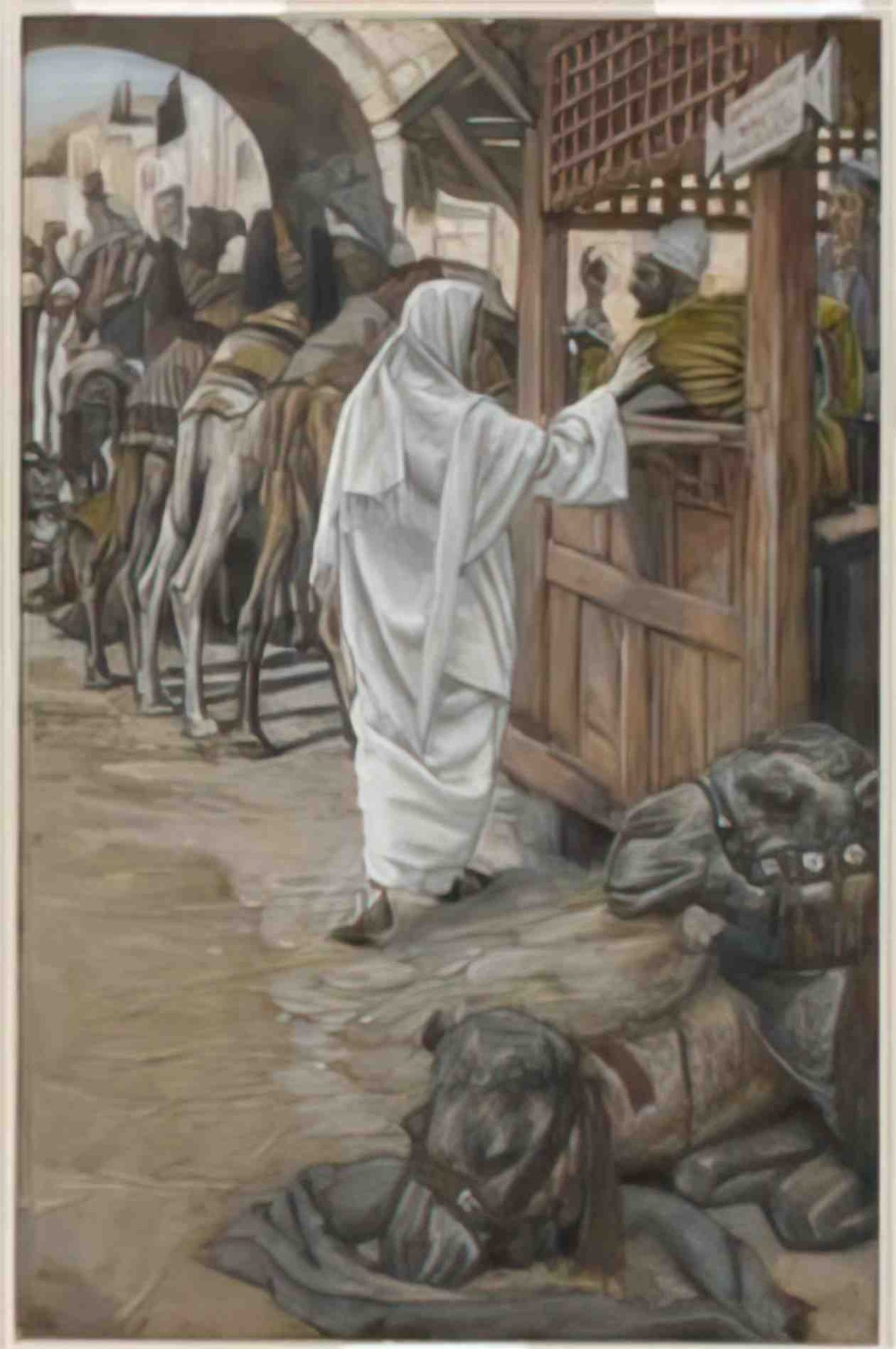 James Tissot the calling of saint matthew vocation de saint mathieu Art A4 Photo Print