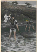 James Tissot the calling of saint peter and saint andrew vocation de  Art A4 Photo Print