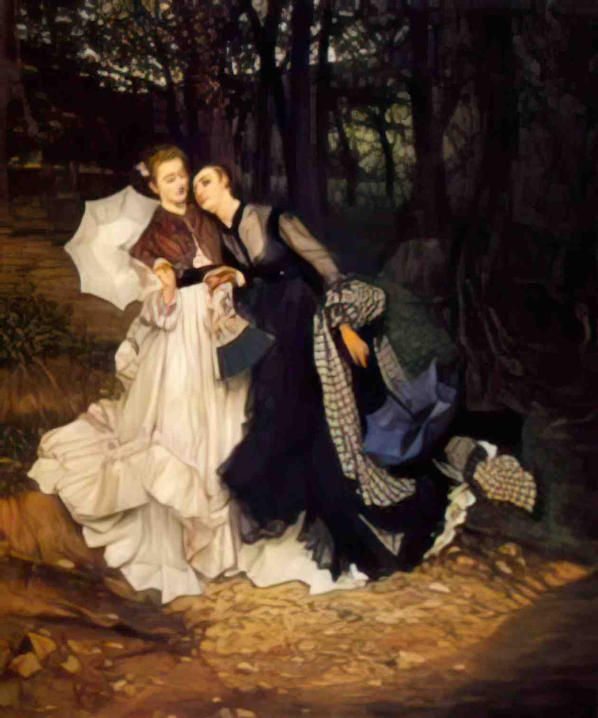 James Tissot joseph converses with judah his brother Art A4 Photo Print