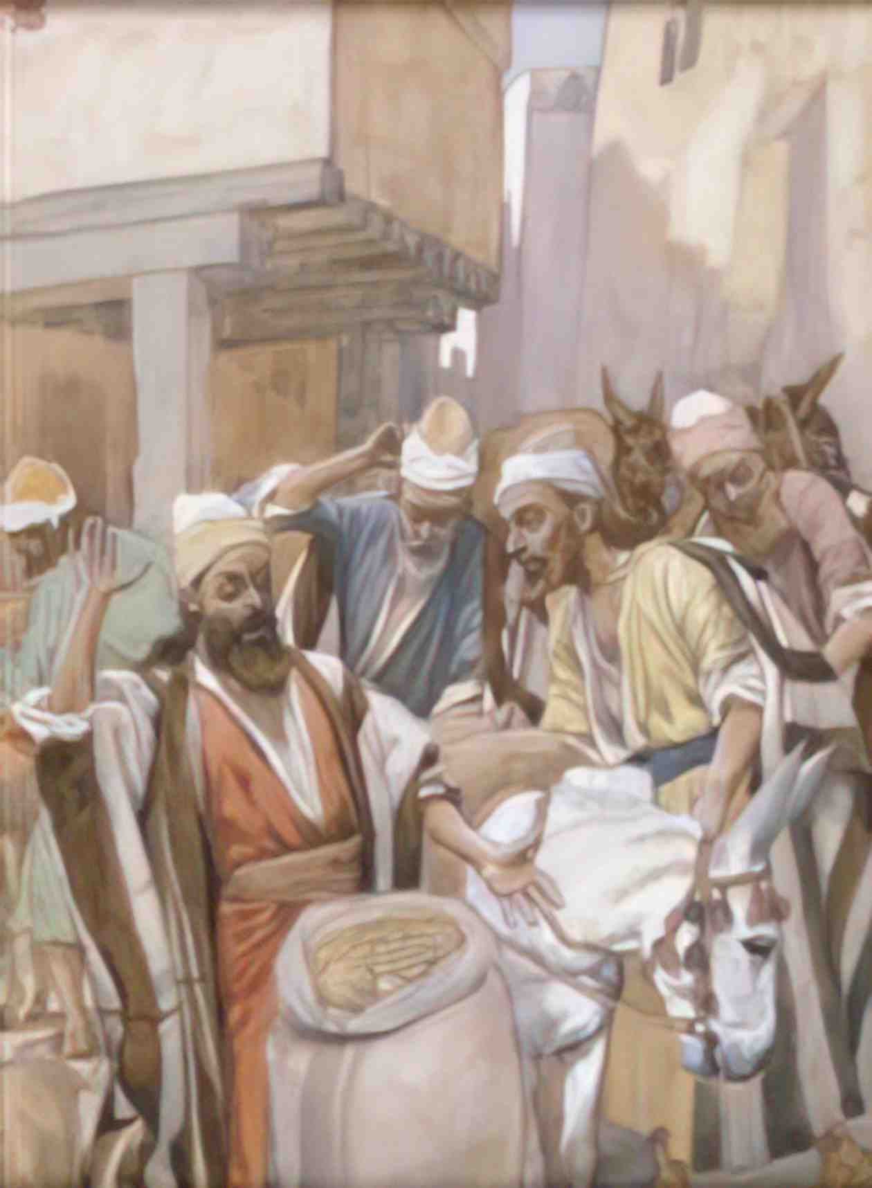 James Tissot joseph interprets the dreams while in prison Art A4 Photo Print