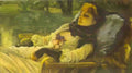 James Tissot the dreamer summer evening Art A4 Photo Print