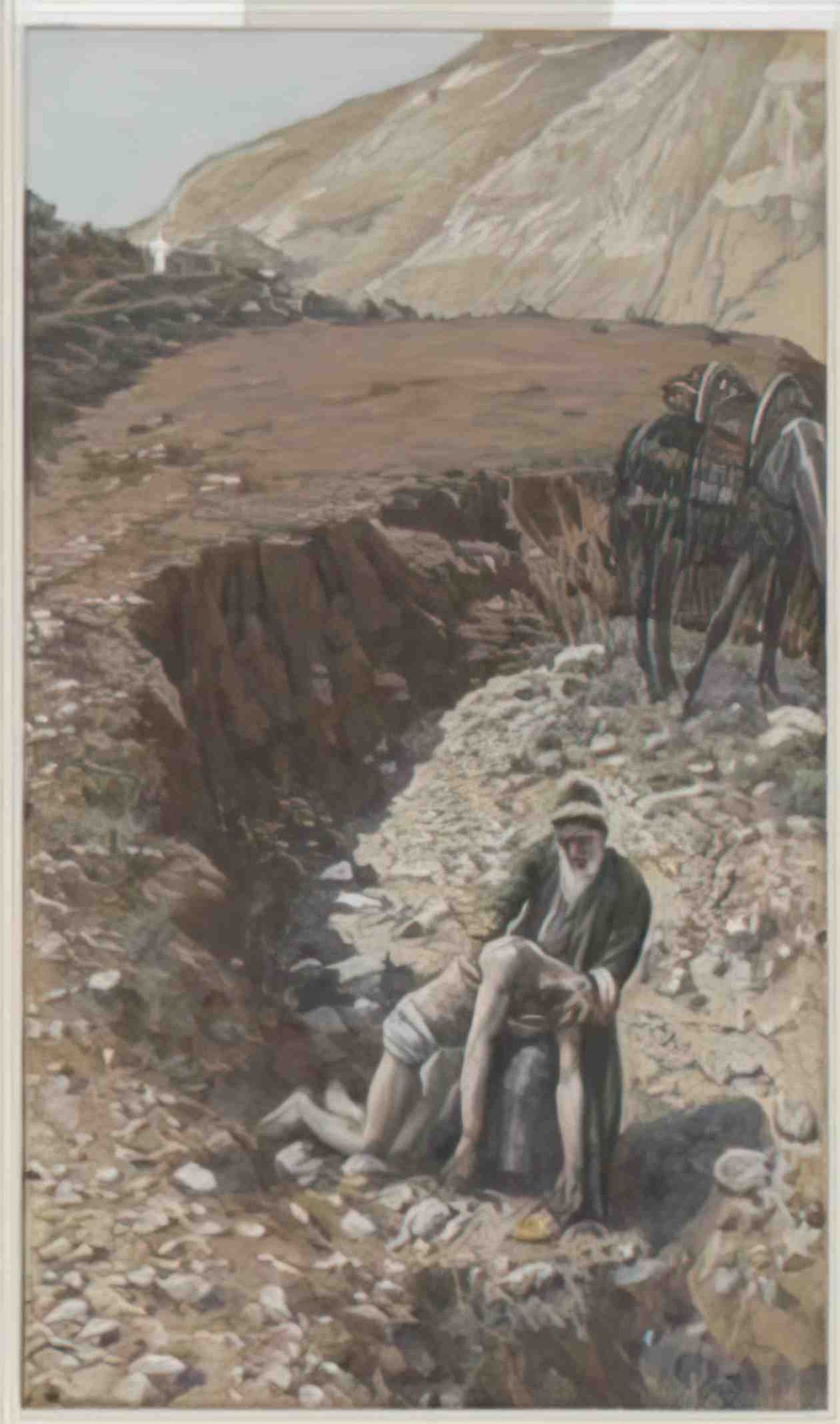 James Tissot the good samaritan le bon samaritain Art A4 Photo Print