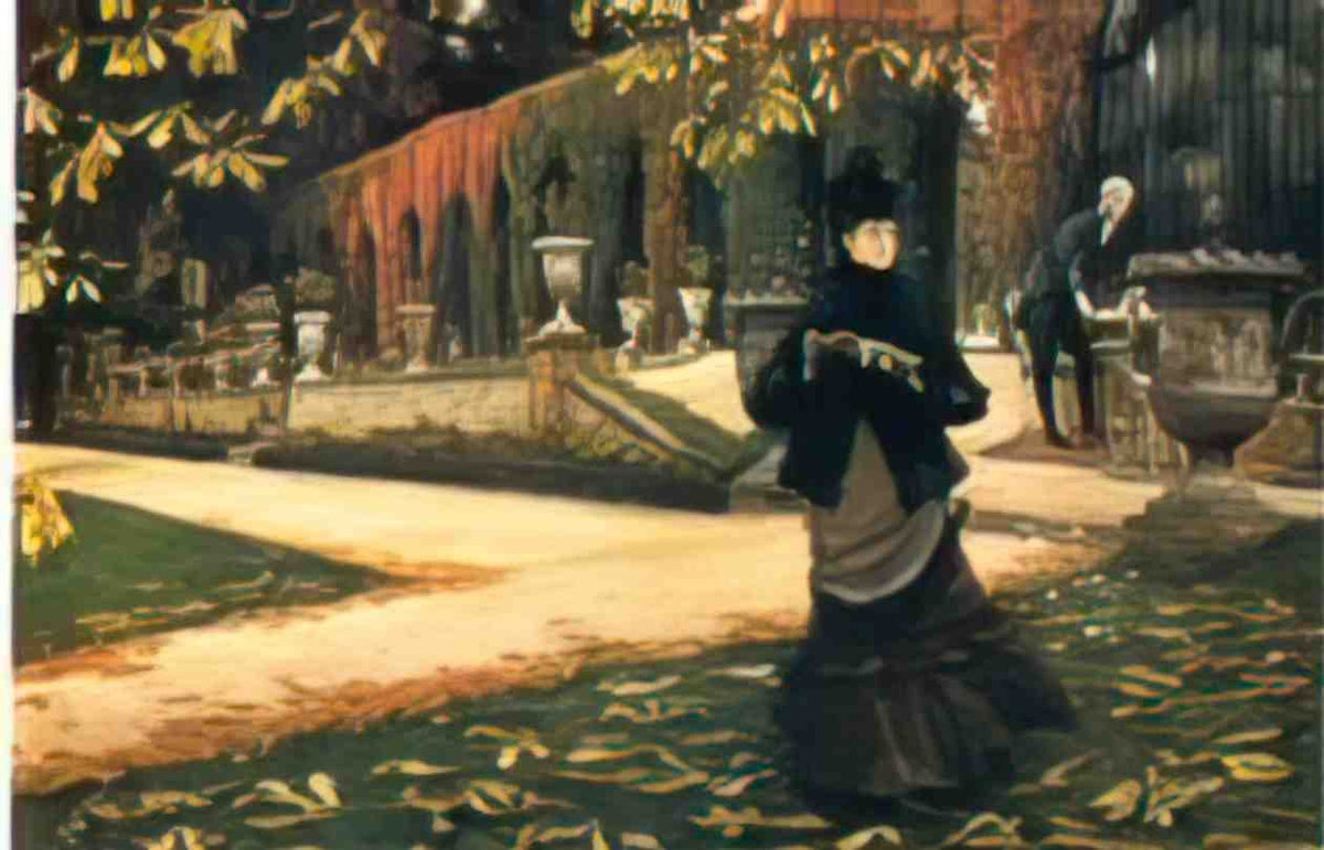 James Tissot the letter Art A4 Photo Print