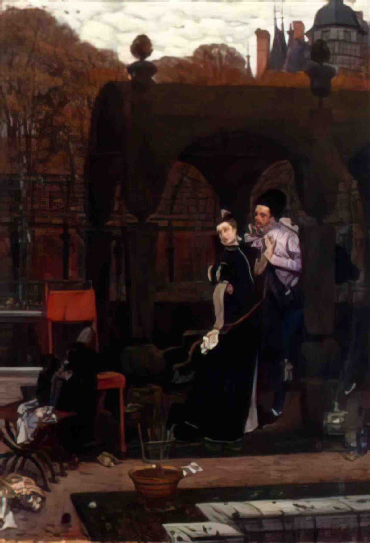 James Tissot orphan Art A4 Photo Print