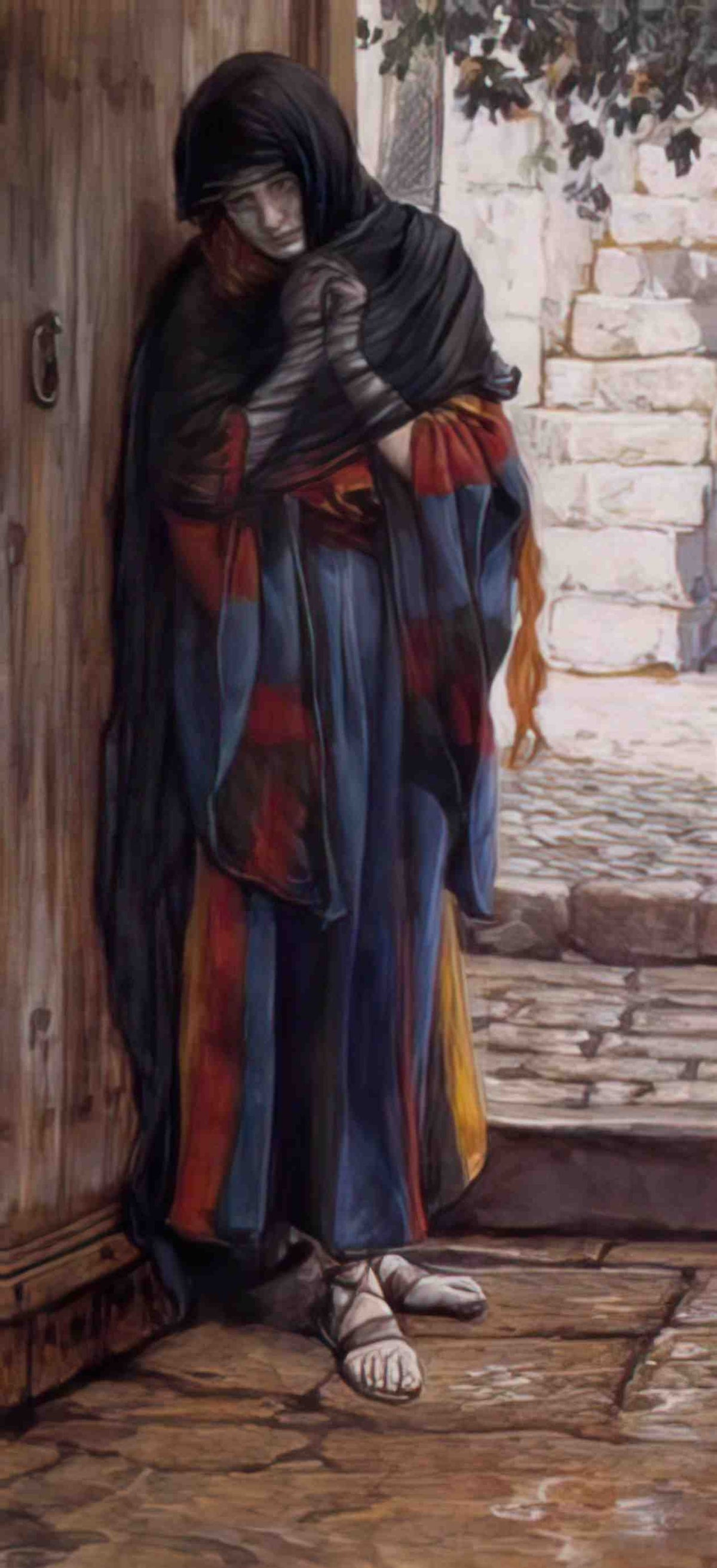 James Tissot the repentant magdalene Art A4 Photo Print