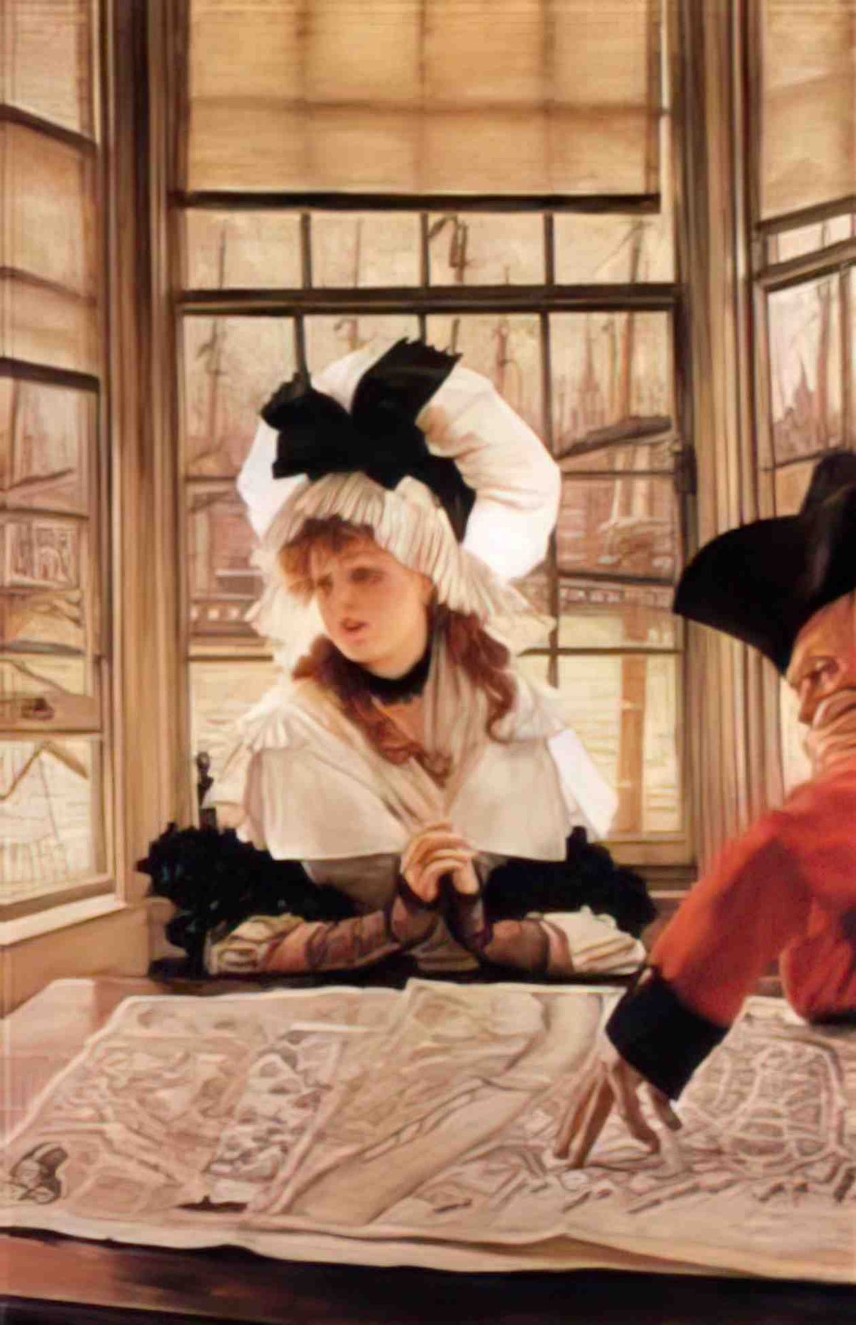 James Tissot the tedious story Art A4 Photo Print