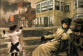James Tissot waiting for the ferry Art A4 Photo Print