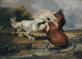 James Ward fighting horses 1808 Art A4 Photo Print