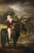 James Ward lord stanhope riding a pony 1815 Art A4 Photo Print