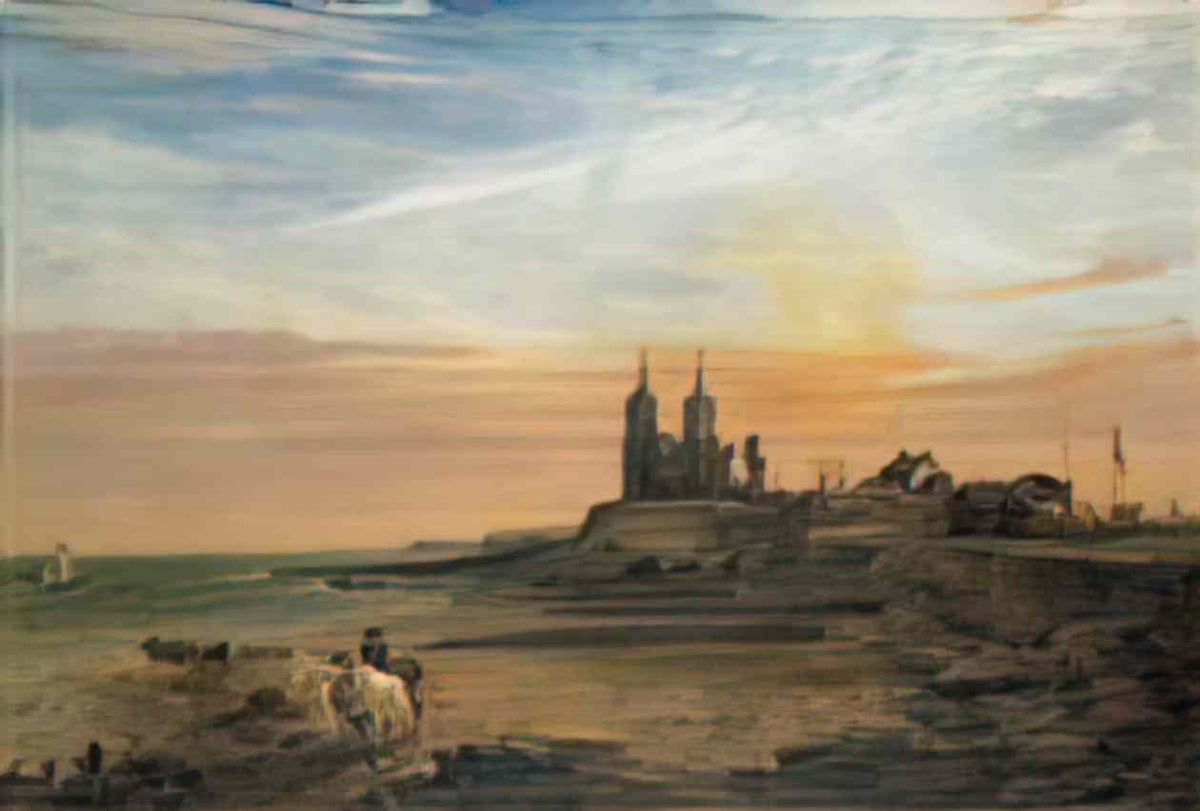 James Ward reculver church isle of thanet kent 1818 Art A4 Photo Print