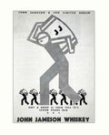 Jameson Whiskey Seven Vintage Retro Advert Poster A4 Photo Print