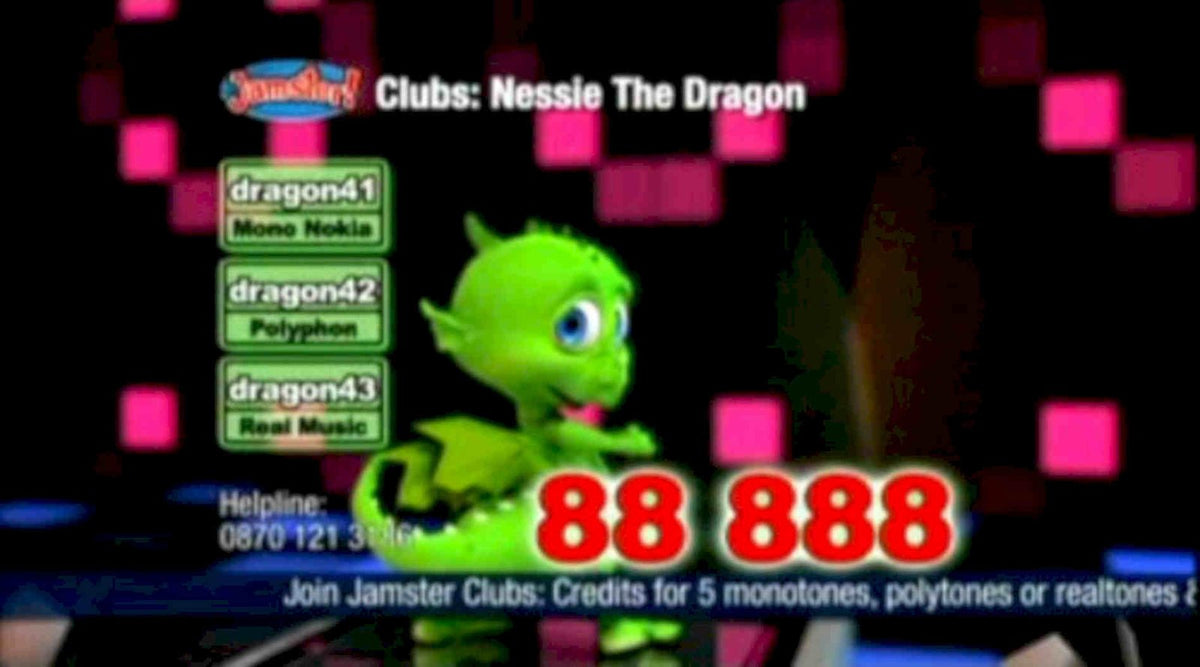 Jamster Nessie Dragon Vintage Retro Advert Poster A4 Photo Print