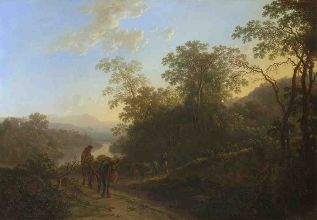 Jan Both Peasants with Mules and Oxen A4 Photo Print