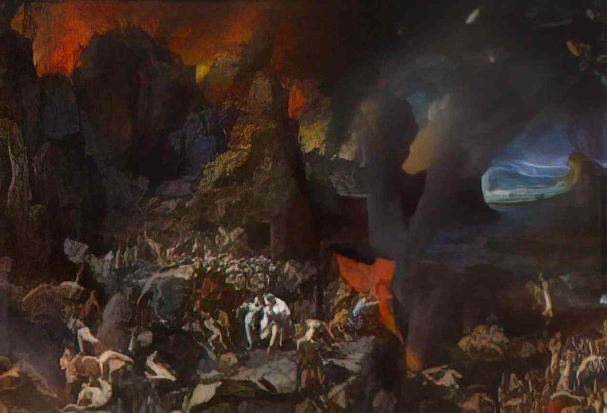 Jan Brueghel the Elder jan brueghel the elder aeneas and the sibyl in Art A4 Photo Print