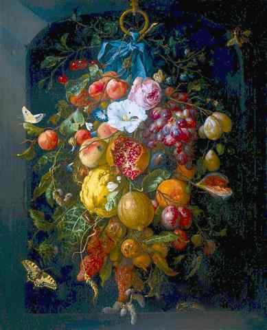 Jan Davidsz de Heem Heem Festoon A4 Photo Print