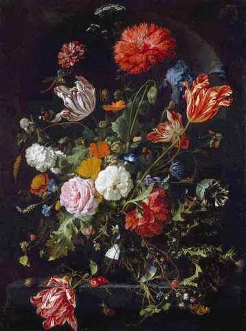 Jan Davidsz de Heem Heem Flowers A4 Photo Print