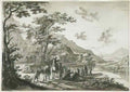 Jan Dirksz Both view of the tiber in the campagna 1652 Art A4 Photo Print