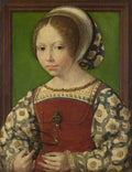 Jan Gossaert A Young Princess Dorothea of Denmark A4 Photo Print