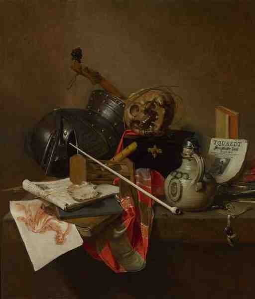 Jan Jansz Treck Vanitas Still Life A4 Photo Print