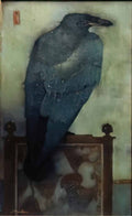 Jan Mankes jan mankes kraai op scherm museum arnhem gm 13752 Art A4 Photo Print UK